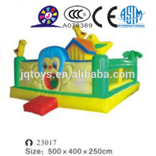 JQ23017 Diapositivas inflables para la venta, juguete inflable, diapositiva gigante inflable con el carril doble